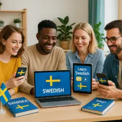 بهترین اپلیکیشن‌ها و سایت‌های آموزش زبان سوئدی